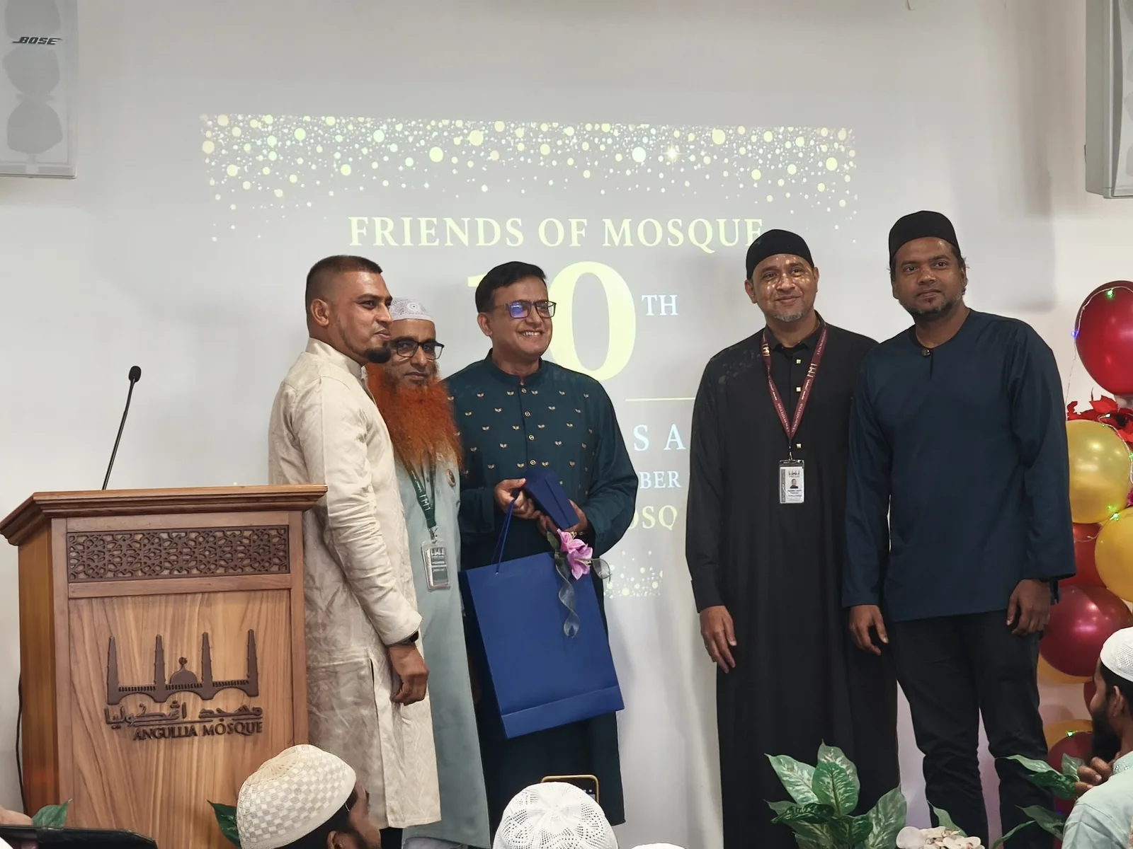 Friends of Mosque 10th anniversary presentation at Angullia Mosque