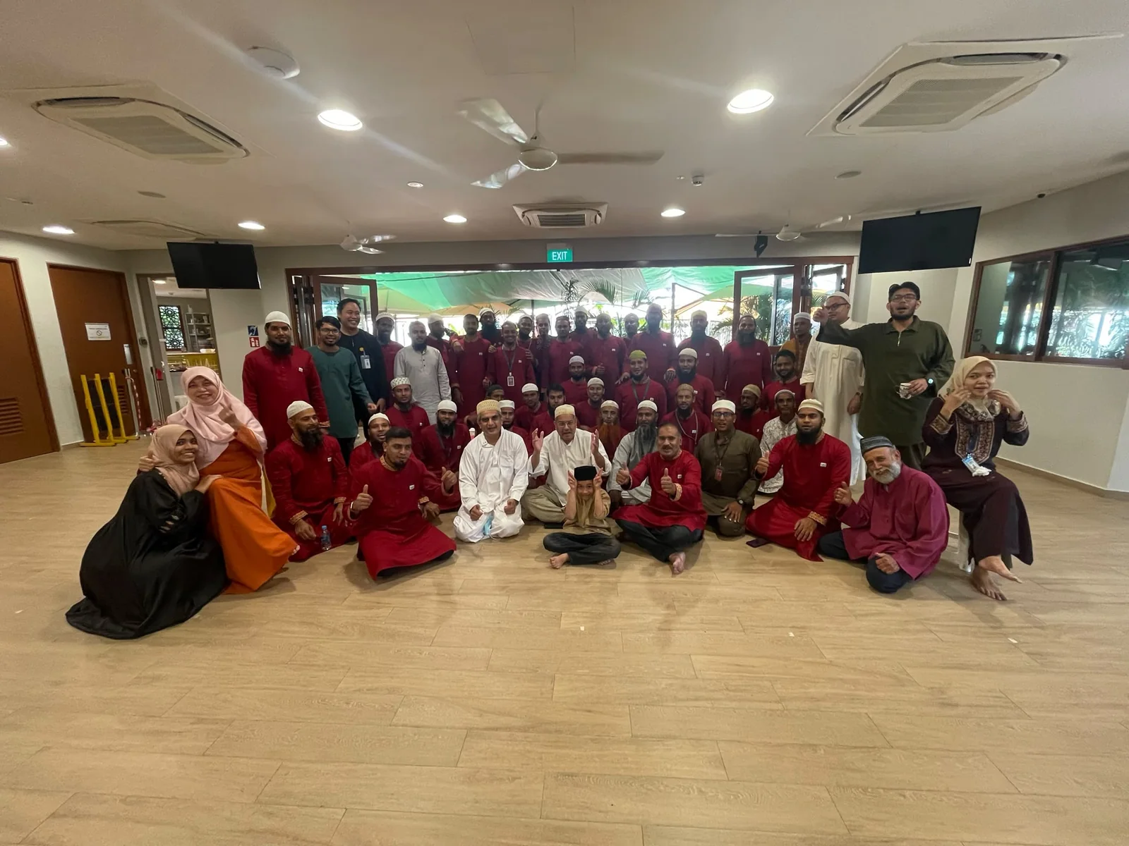 Friends of Mosque volunteers together
