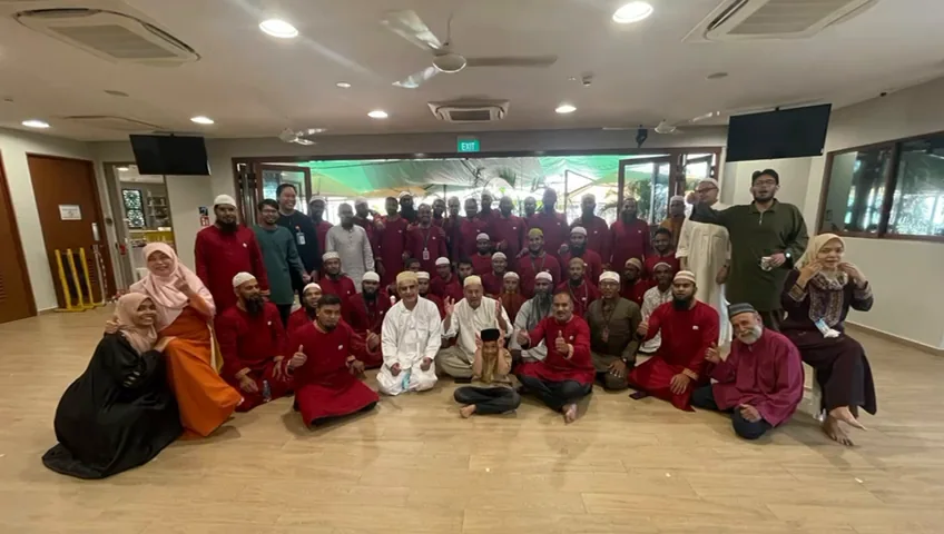 Friends of Mosque volunteers gathered together